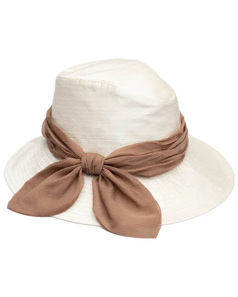 Eugenia Kim Jordana Silk Hat Beige