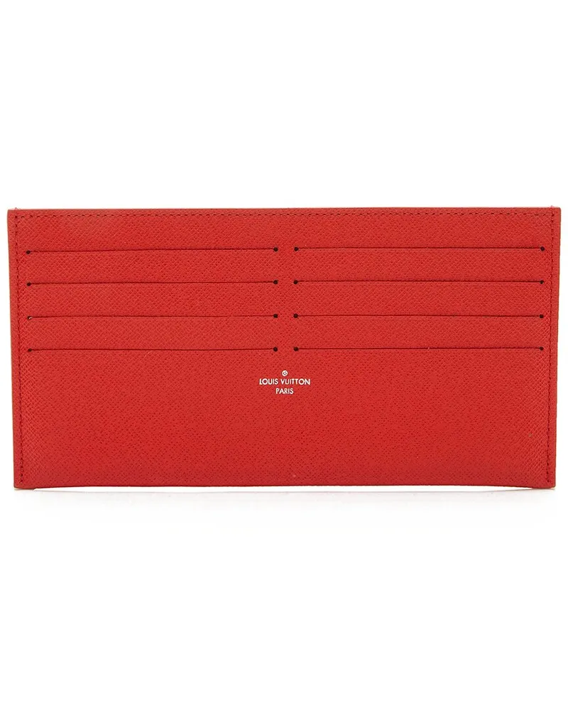 Louis Vuitton Red Calfskin Felicie Insert (Authentic Pre-Loved Nocolor