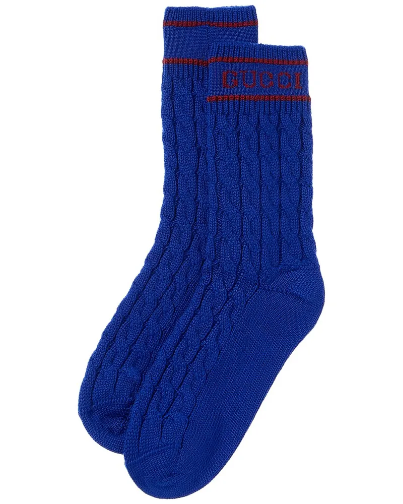 Gucci Wool Socks Blue