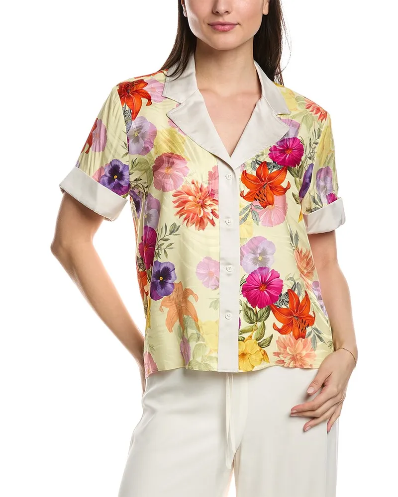 Derek Lam Amina Shirt Yellow