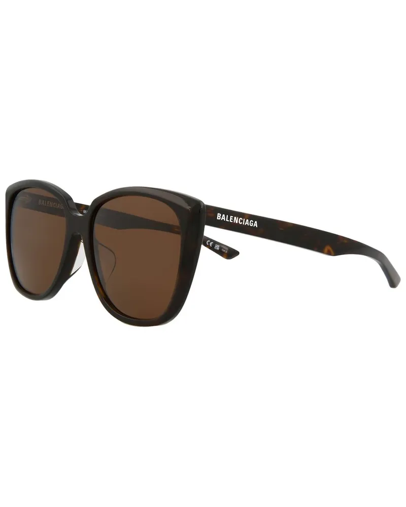 Balenciaga Women's BB0175SA 57mm Sunglasses Nocolor