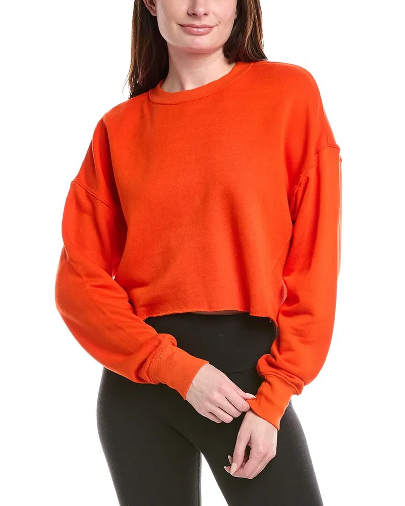 Spiritual Gangster Serenity Cropped Pullover Red