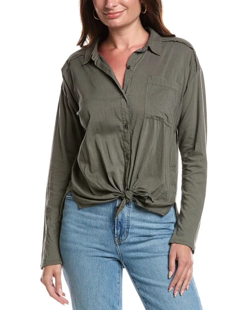 Splendid Paige Shirt Green