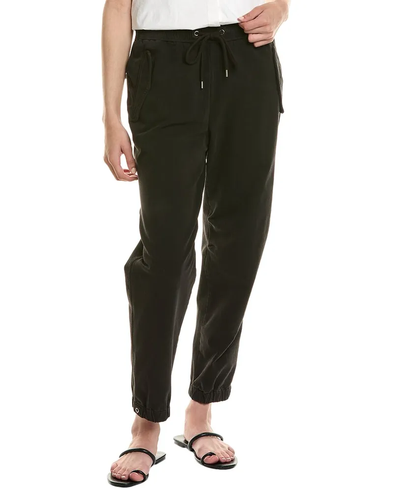James Perse Terry Flight Pant Black