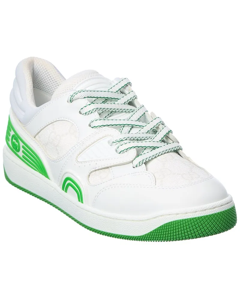 Gucci Basket Demetra & GG Supreme Canvas Sneaker White