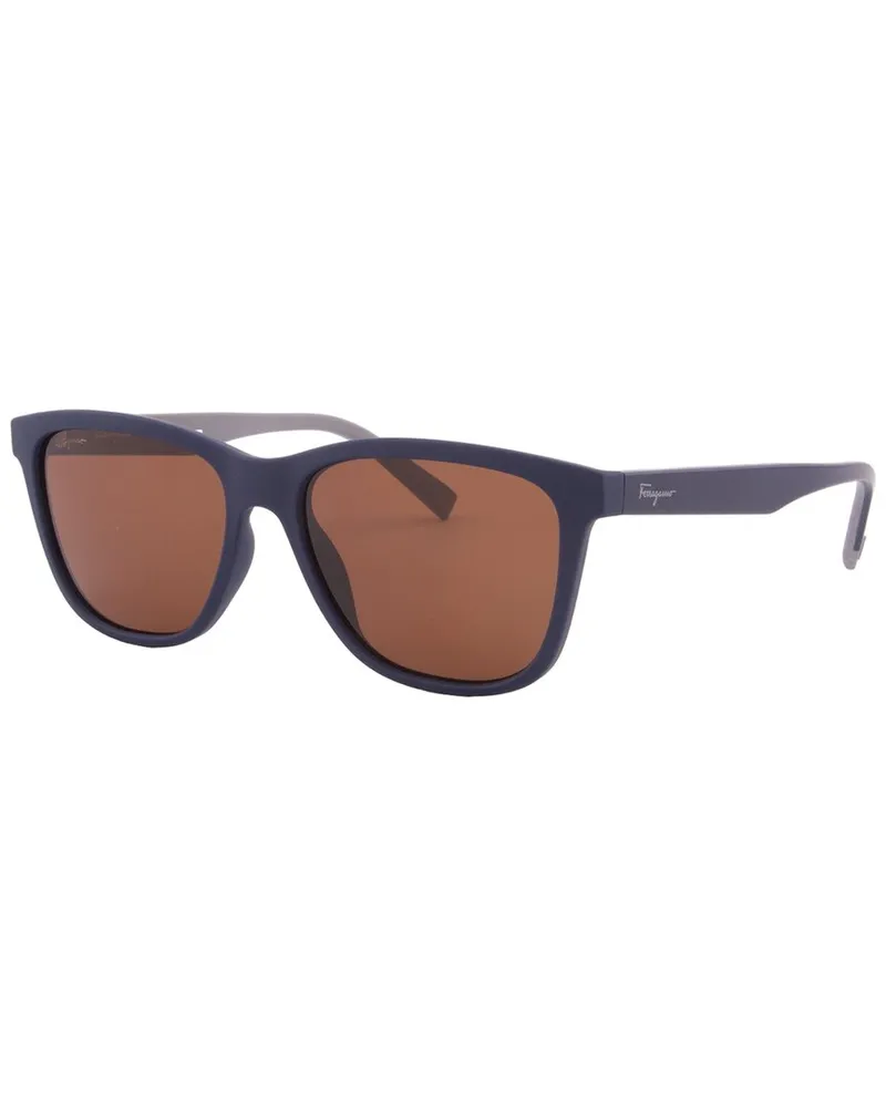 Ferragamo Men's SF998S 57mm Sunglasses Blue
