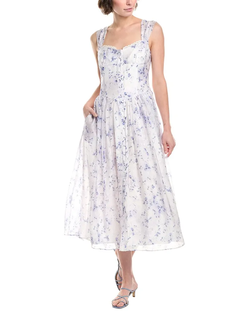 Bardot Malea Midi Dress Blue
