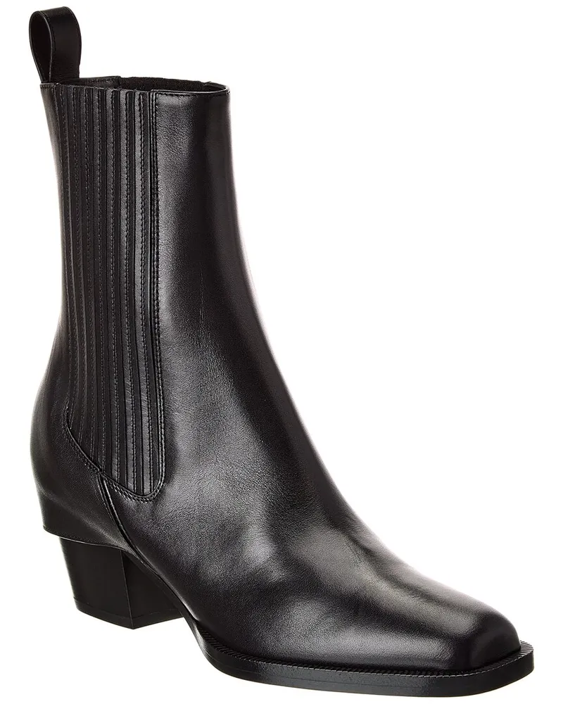 Fendi Leather Bootie Black