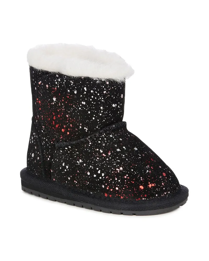 EMU Toddle Galaxy Suede Boot Black