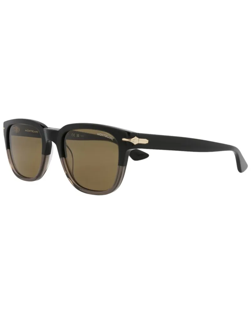 Montblanc Men's MB0302S 53mm Sunglasses Black