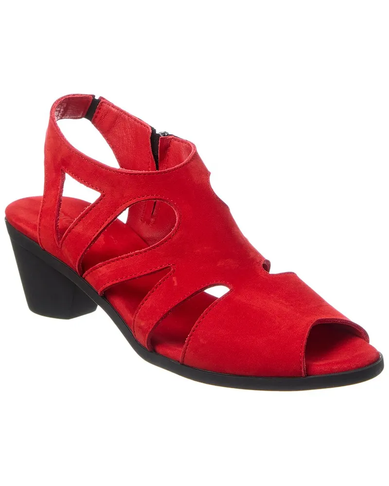 Arche Sorako Leather Sandal Red