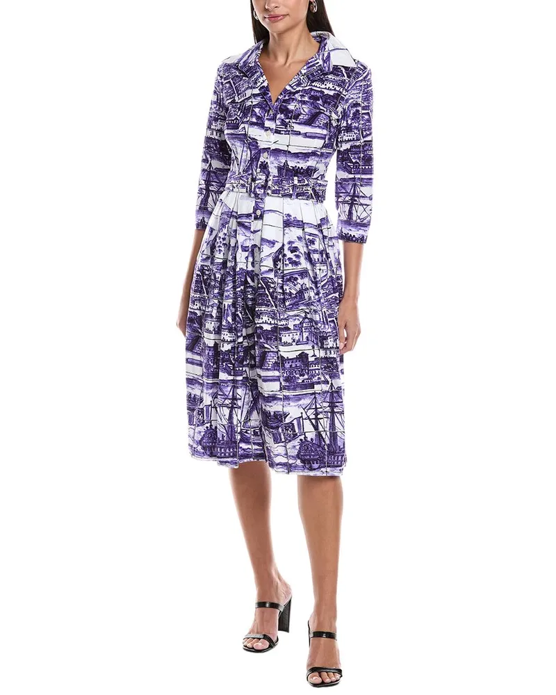 Samantha Sung Audrey #1 Shirtdress White