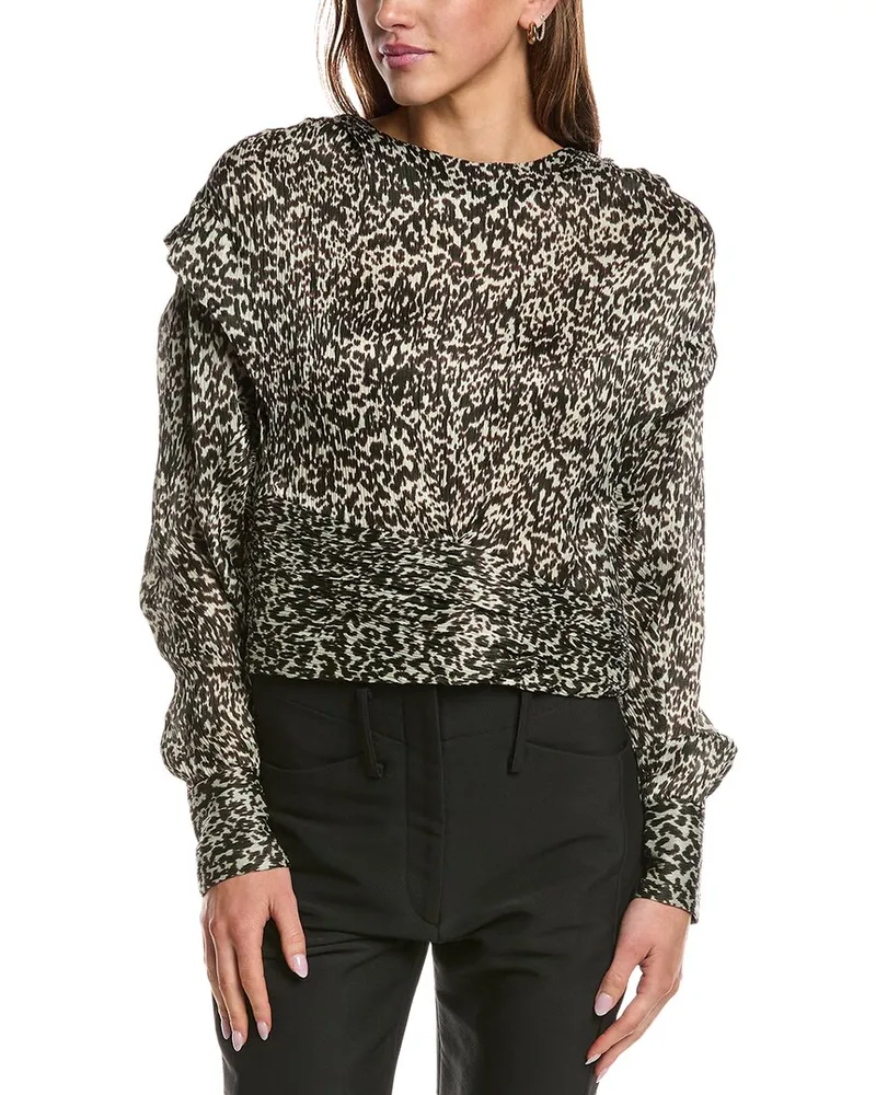 IRO Rusko Silk Top Beige
