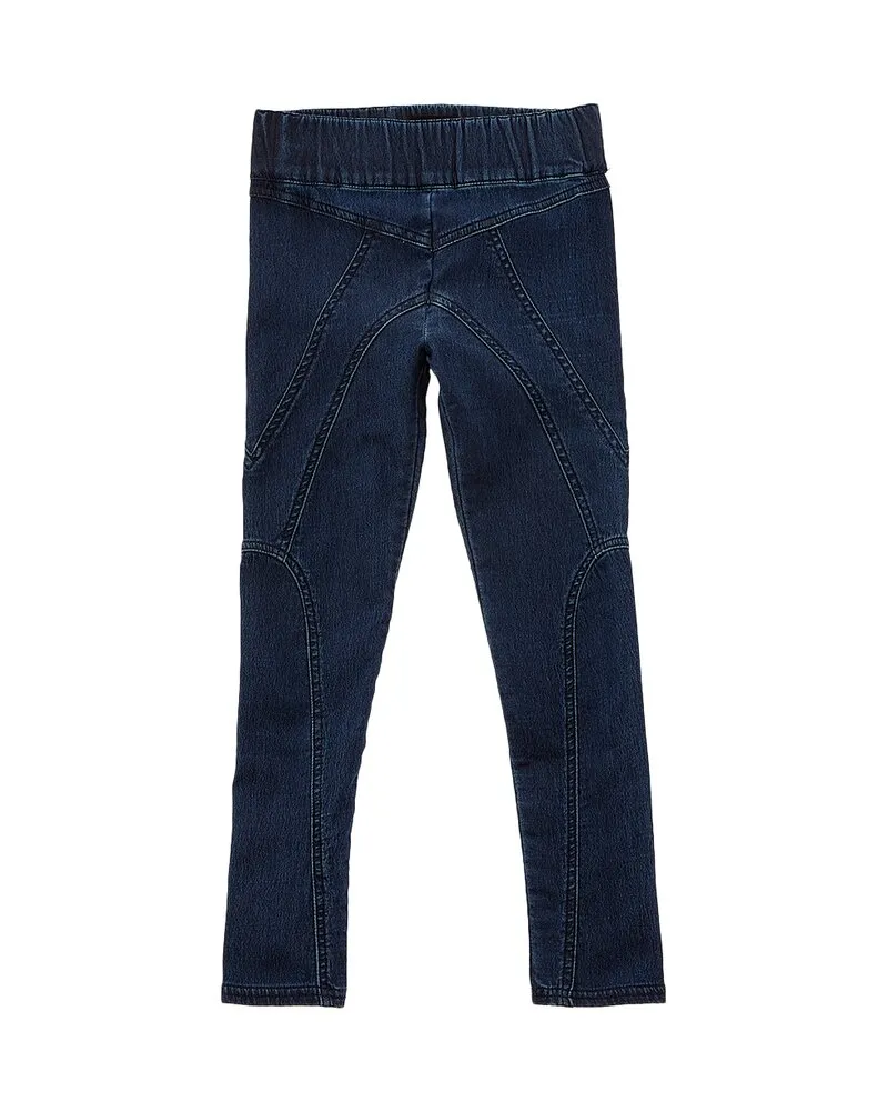 Bardot Spliced Denim Legging Blue