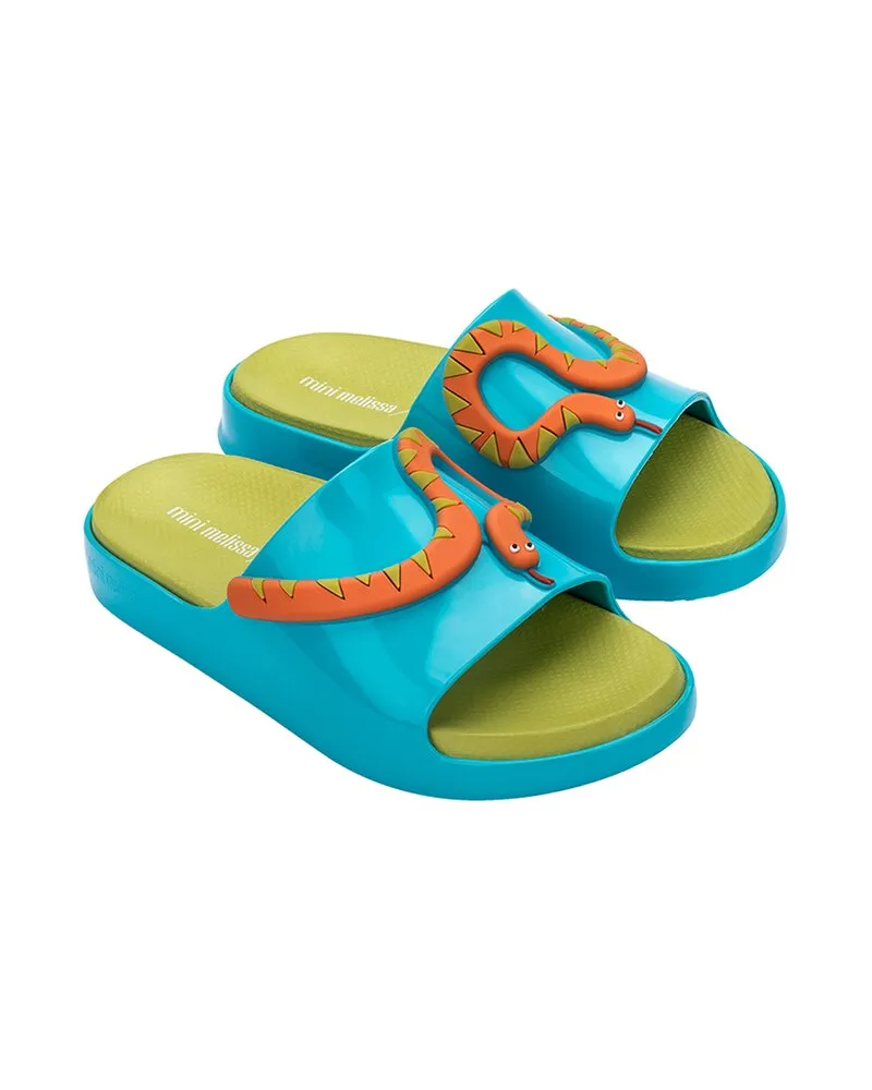 Melissa Cloud Slide + Fabula Slide Blue