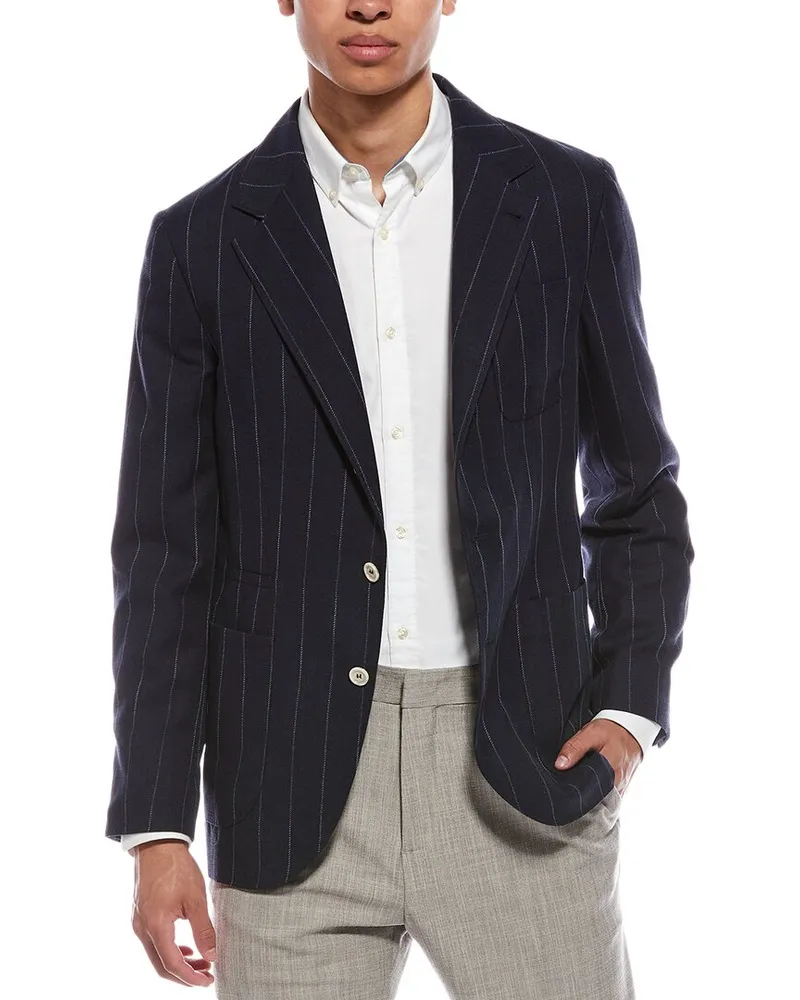 Brunello Cucinelli Wool-Blend Blazer Nocolor