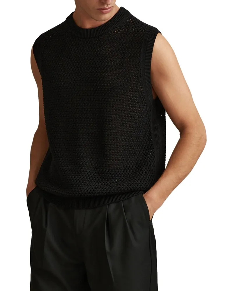 Reiss Dandy Crochet Top Nocolor