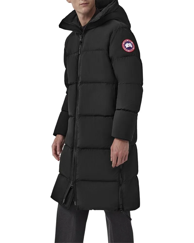 Canada Goose Lawrence Long Puffer Jacket Black