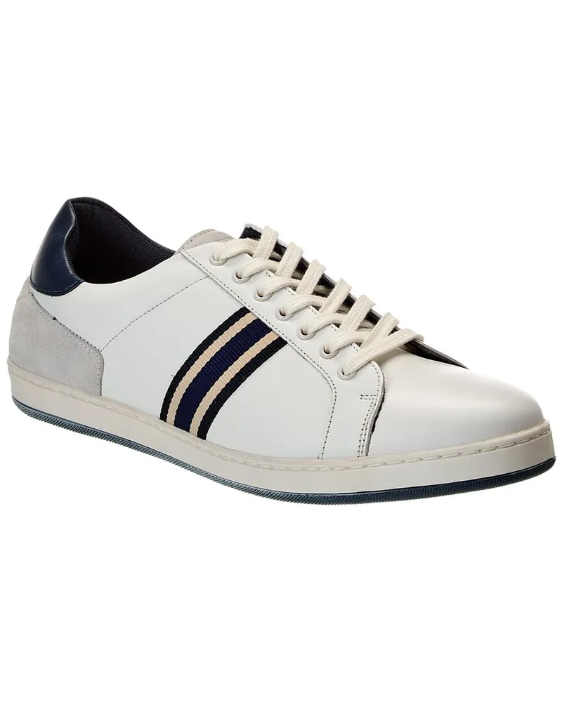 Dune Tomer Leather & Suede Sneaker White