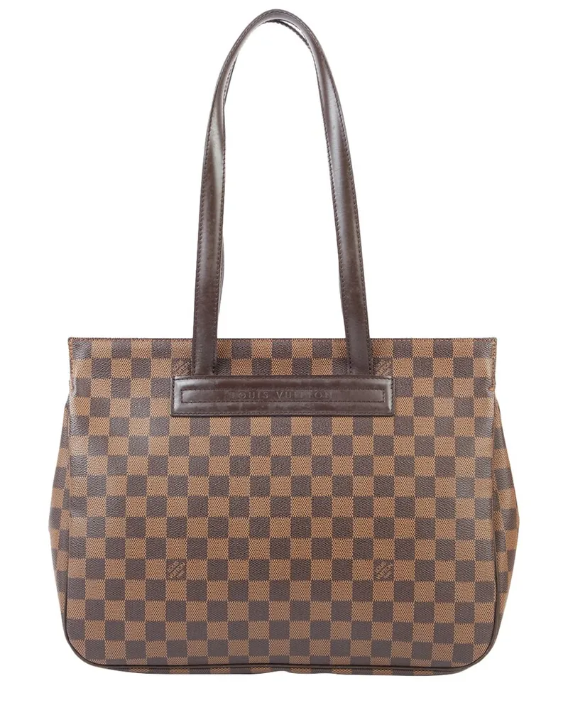 Louis Vuitton Brown Damier Ebene Coated Canvas Parioli PM (Authentic Pre-Loved Nocolor