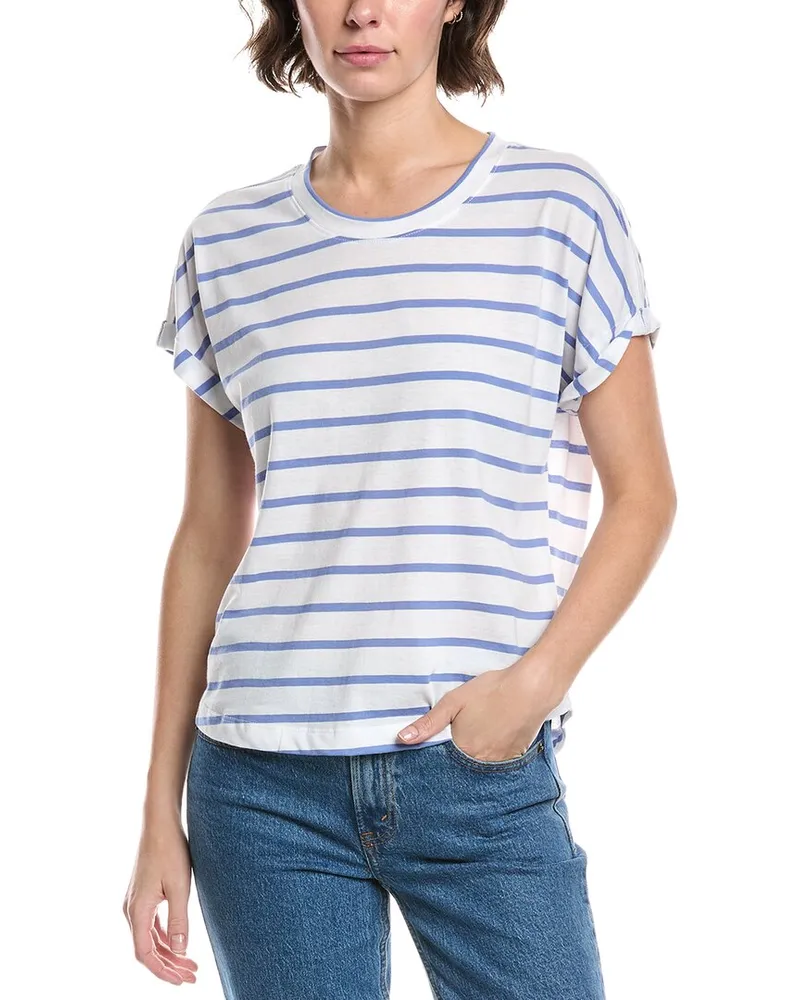 Splendid Skye Stripe T-Shirt Blue