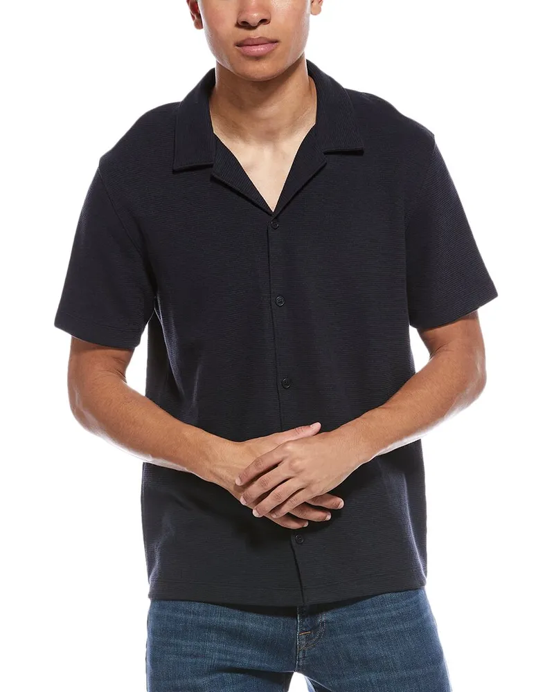 Vince Boucle Shirt Black