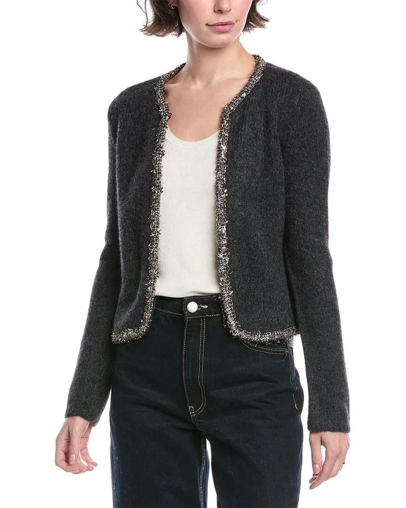 Rag & Bone Davies Wool & Alpaca-Blend Cardigan Black