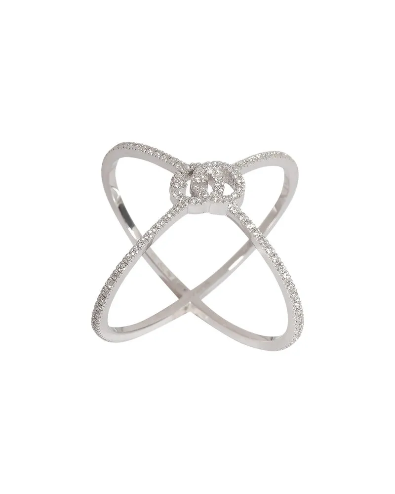 Gucci Running GG 18K 0.60 ct. tw. Diamond Ring (Authentic Pre-Loved Nocolor