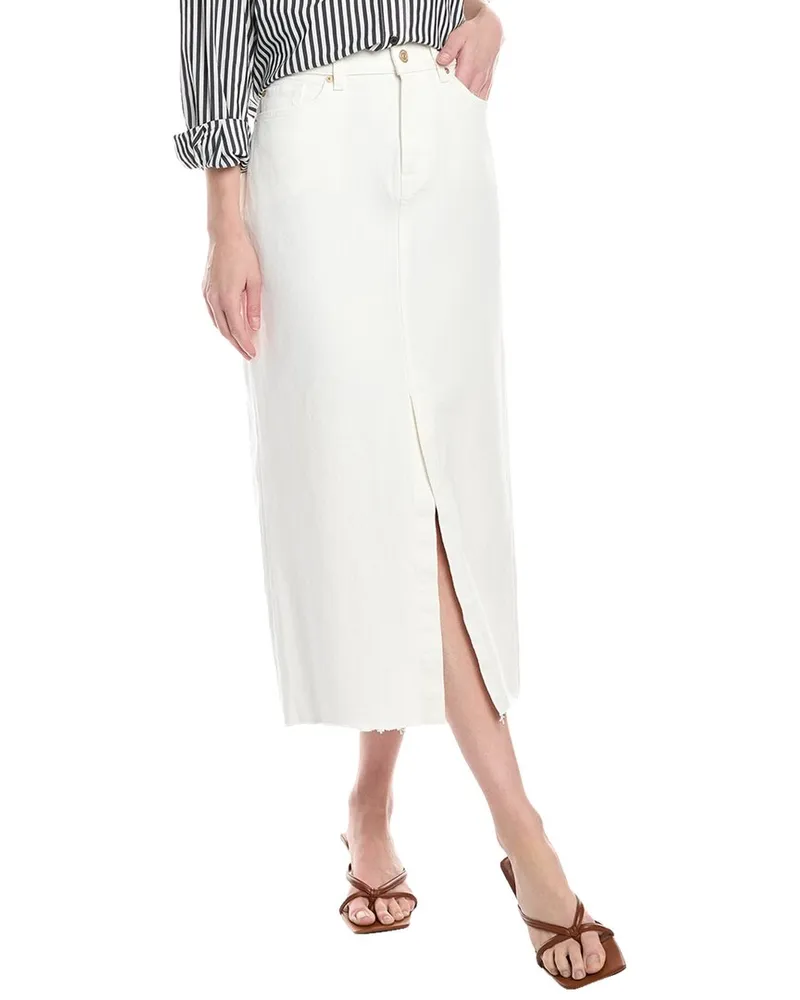 7 for all mankind Kellie Skirt White
