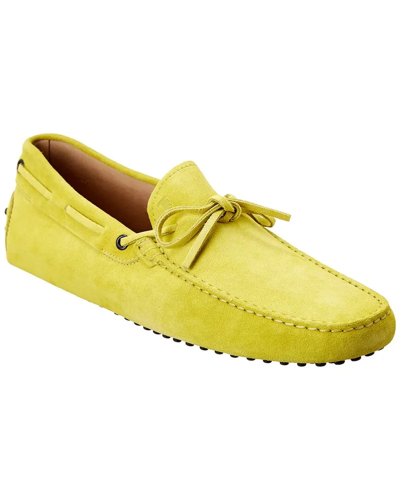 TOD'S TODs Gommino Suede Loafer Yellow