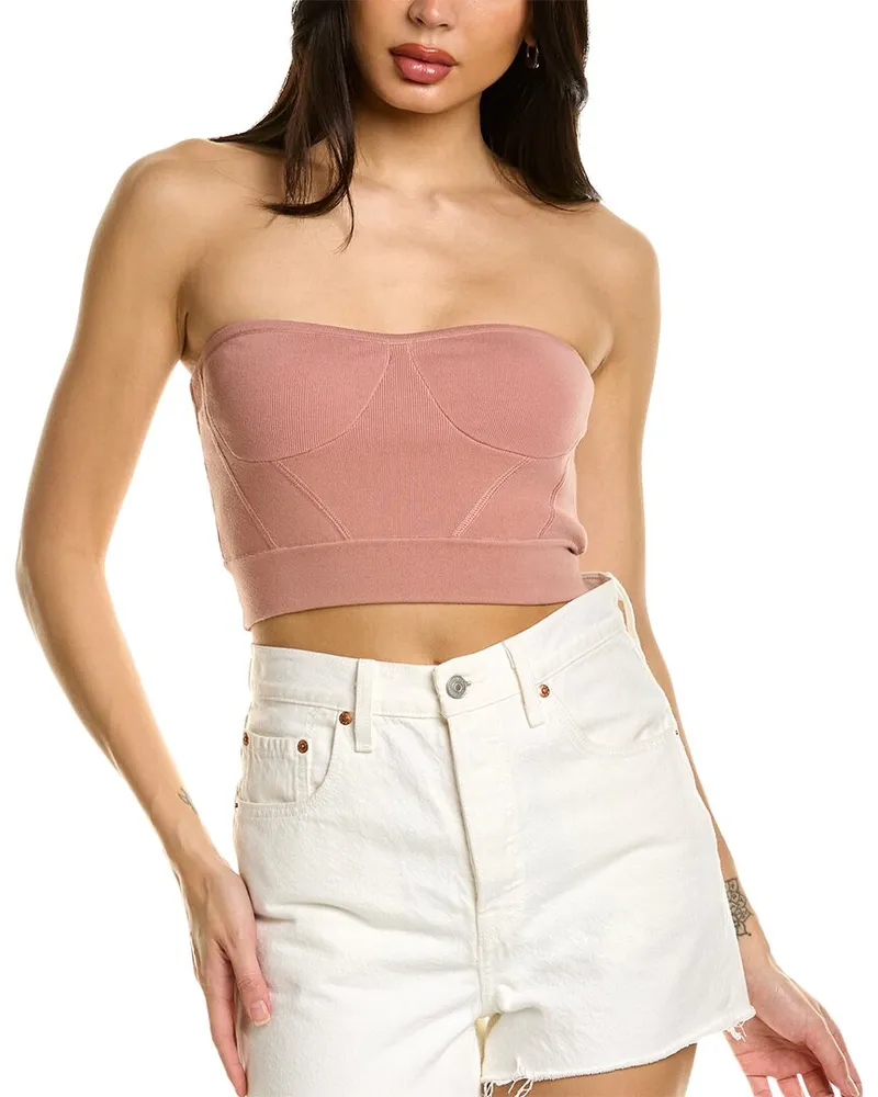 RTA Nour Rtaskin Knit Corset Pink