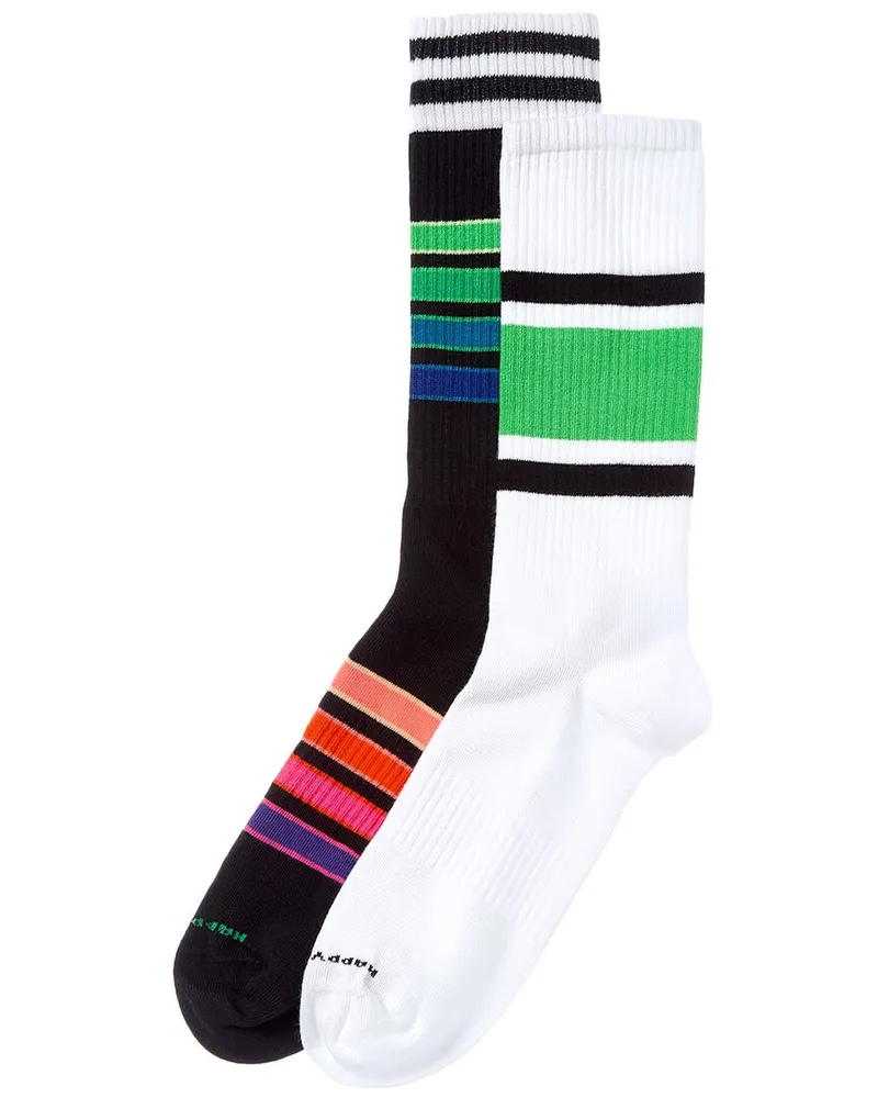 Happy Socks Stripe Sneaker Socks Gift Set Nocolor