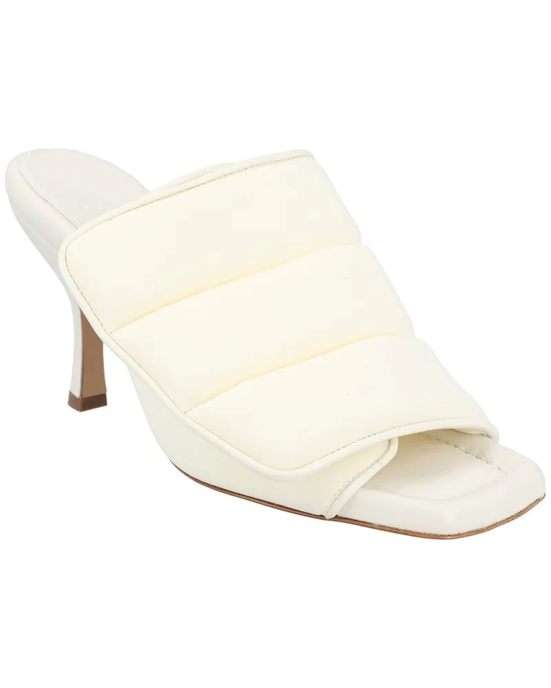 Gia Borghini Couture Leather Sandal White