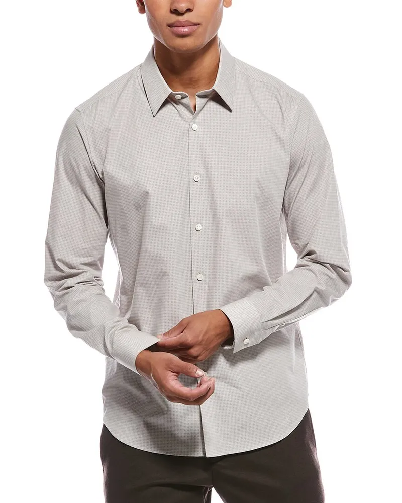 Theory Sylvain Shirt Tan