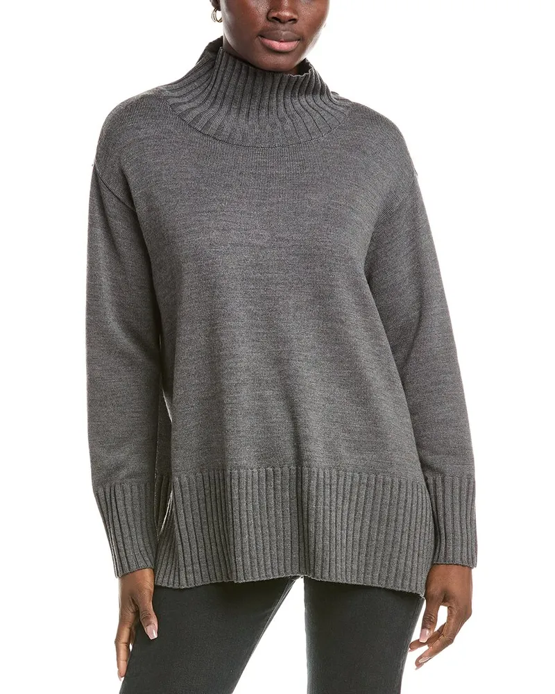 Eileen Fisher Turtleneck Sweater Gray