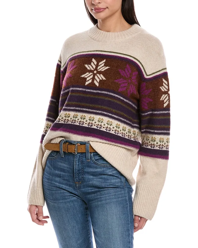 Faherty Snowdrift Wool-Blend Sweater Nocolor