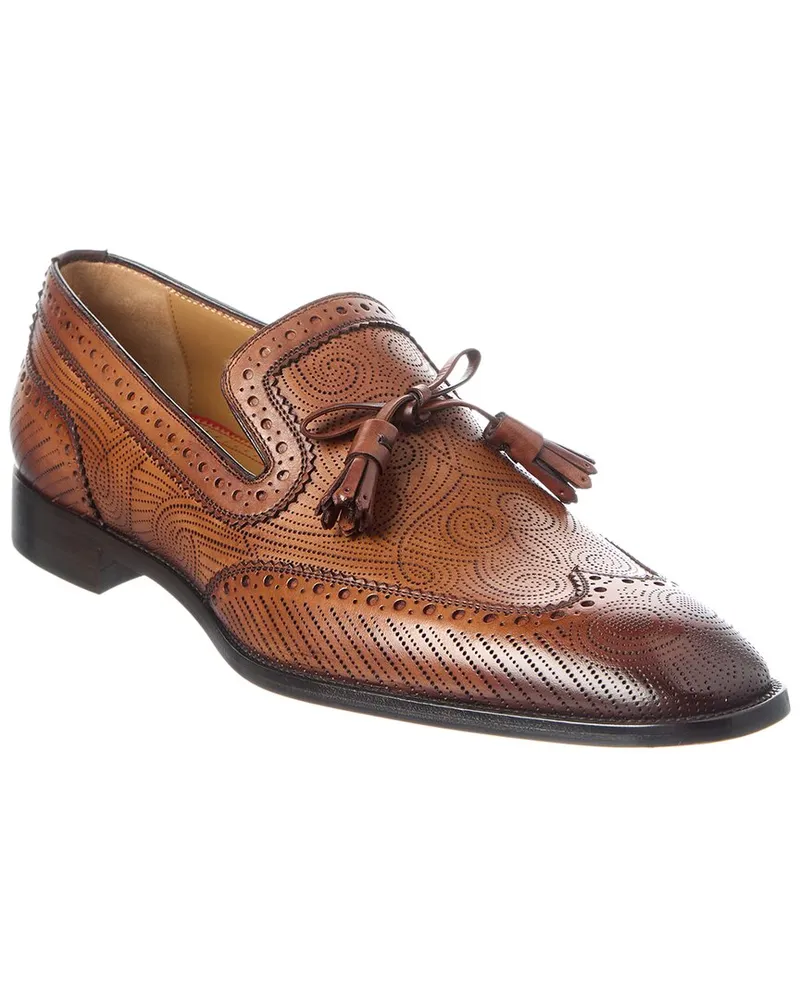Christian Louboutin Grave Moc Leather Loafer Brown