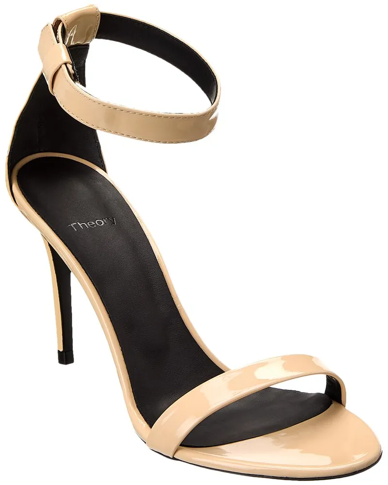 Theory Patent Sandal Beige