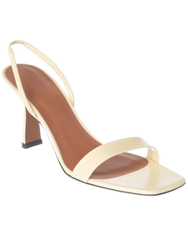 NEOUS Strappy Leather Slingback Sandal Yellow