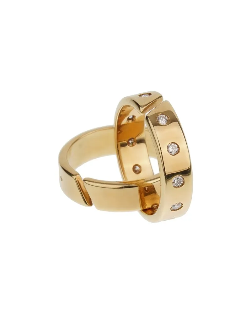 Hermès 18K 0.40 ct. tw. Diamond Paris Rolling Ring (Authentic Pre-Loved Nocolor