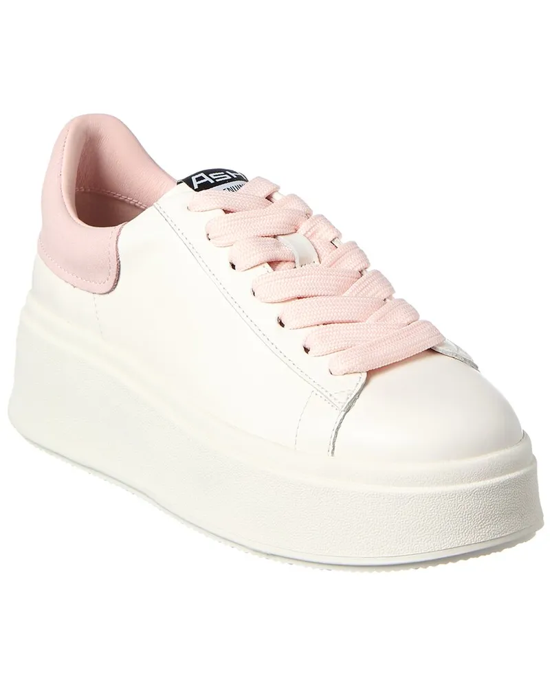ash Moon Leather Sneaker White