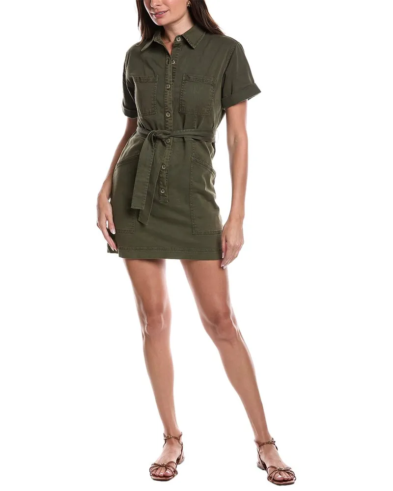 Graham & Spencer Stretch Utility Dress Green