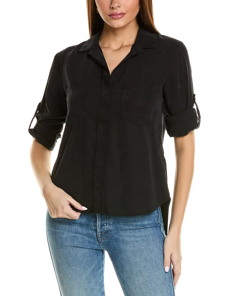 Bella Dahl Split Back Button-Down Shirt Nocolor