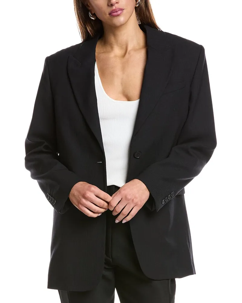 IRO Luminar Wool-Blend Blazer Blue