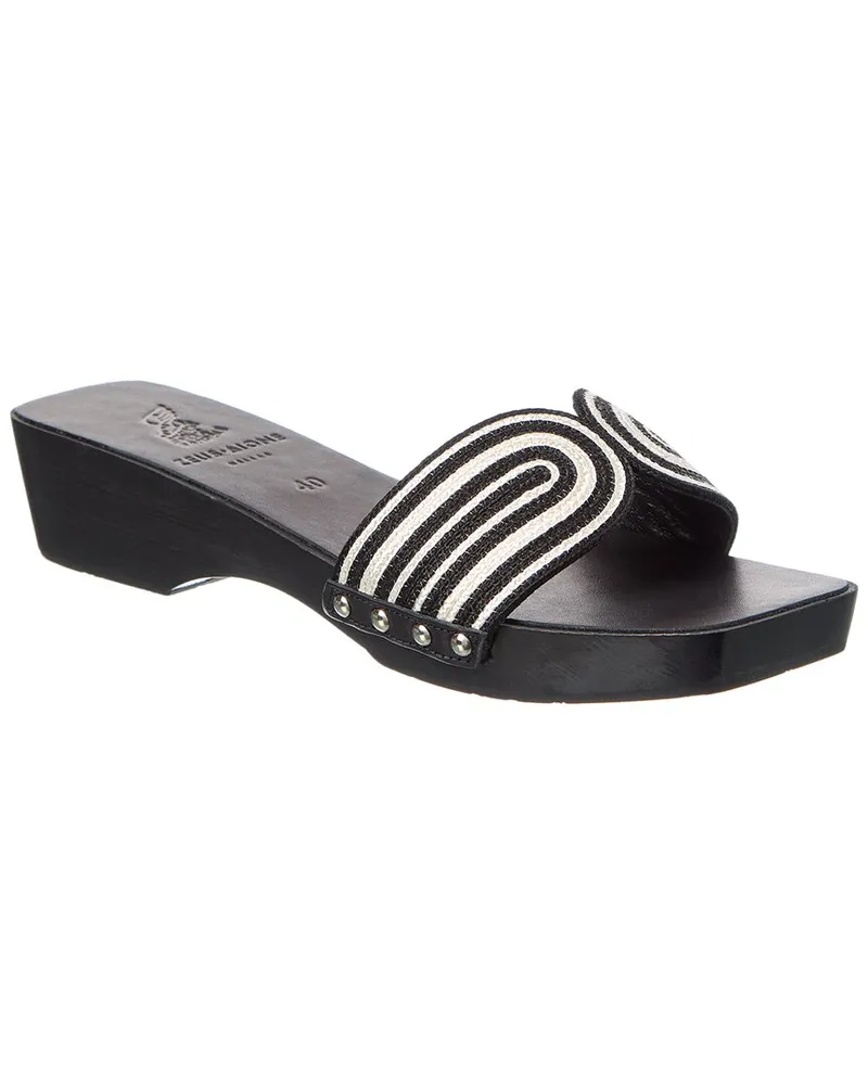Ancient Greek Sandals The Harness Clog Black