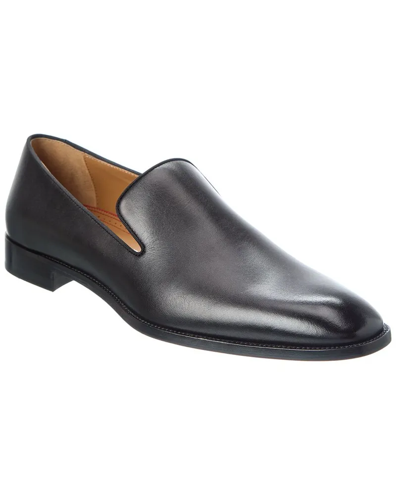 Christian Louboutin Danny Flex Leather Loafer Black