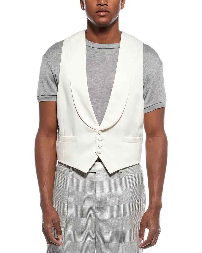 Brunello Cucinelli Silk Vest Nocolor