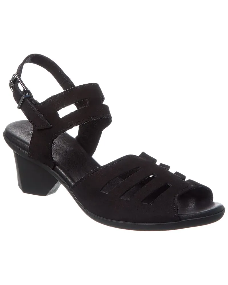 Arche Enexis Suede Sandal Black