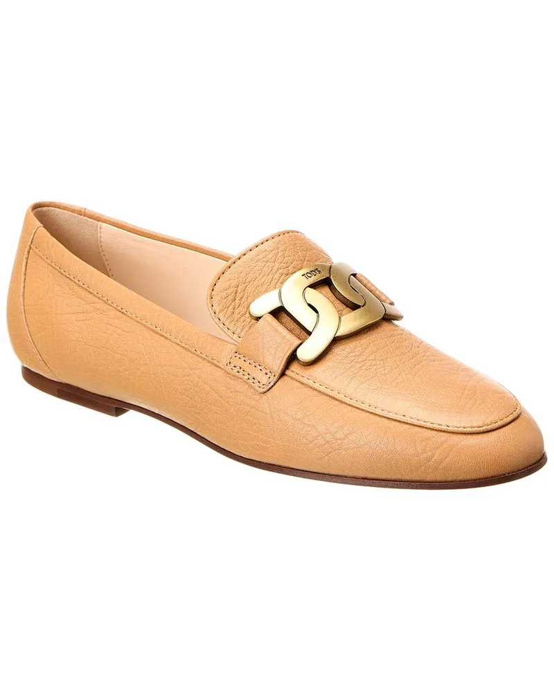 TOD'S TOD’s Cuoio Leather Loafer Brown