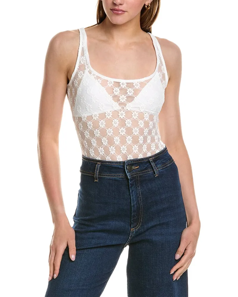 Bardot Adoni Lace Bodysuit White